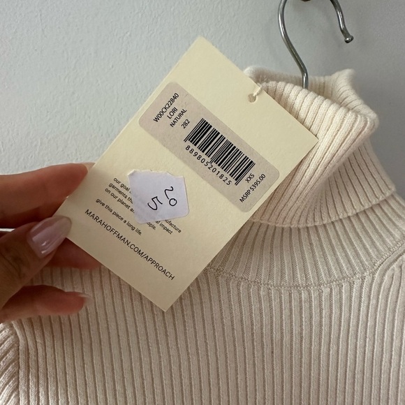 Mara Hoffman Lori Sweater Natural - Picture 5 of 6